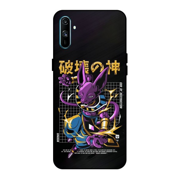 God Of Destruction Metal Back Case for Realme C3