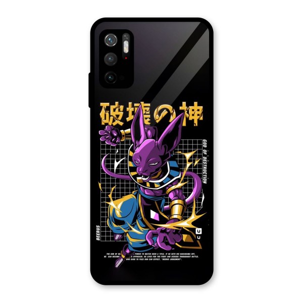 God Of Destruction Metal Back Case for Redmi Note 10T 5G