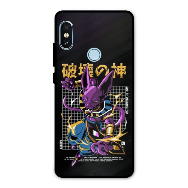 God Of Destruction Metal Back Case for Redmi Note 5 Pro