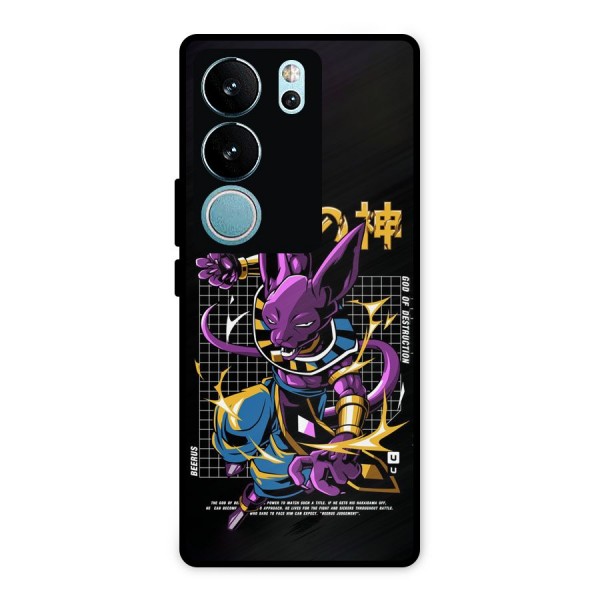 God Of Destruction Metal Back Case for Vivo V29