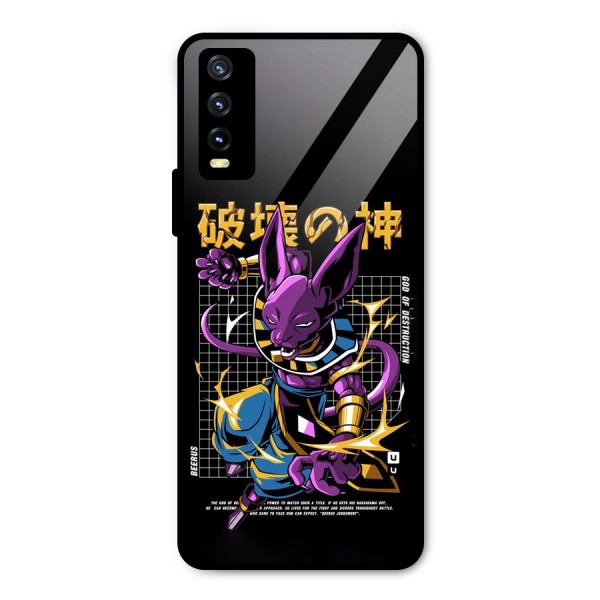 God Of Destruction Metal Back Case for Vivo Y20i