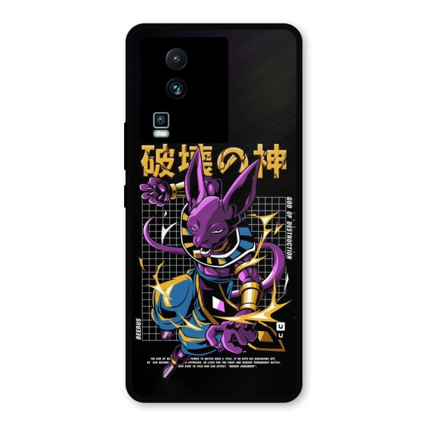 God Of Destruction Metal Back Case for iQOO Neo 7 Pro