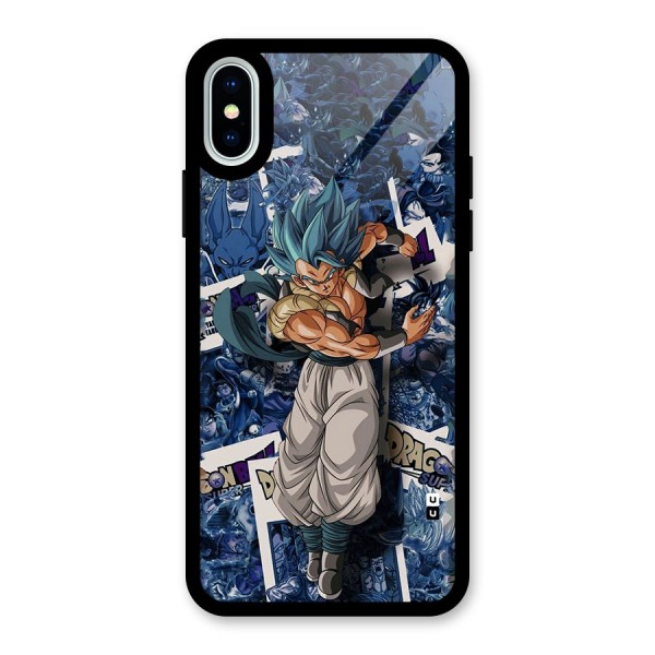 Gogeta Stance Glass Back Case for iPhone X