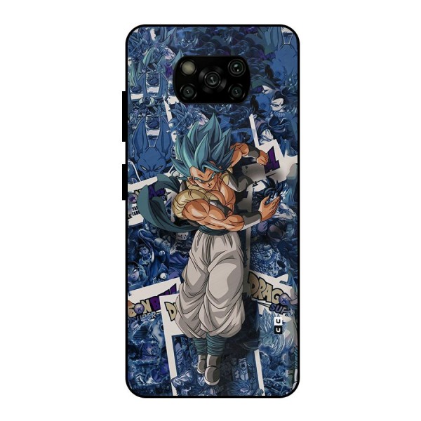 Gogeta Stance Metal Back Case for Poco X3