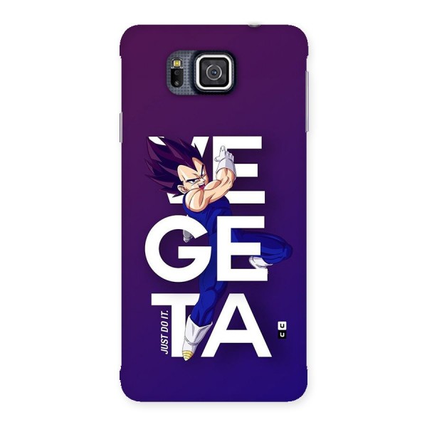 Gogeta Stance Typo Back Case for Galaxy Alpha