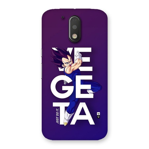 Gogeta Stance Typo Back Case for Moto G4 Plus