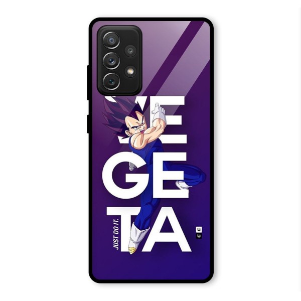 Gogeta Stance Typo Glass Back Case for Galaxy A72