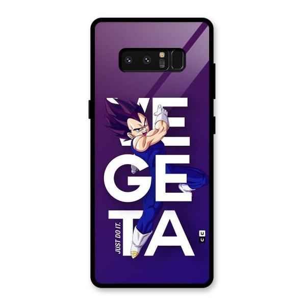 Gogeta Stance Typo Glass Back Case for Galaxy Note 8