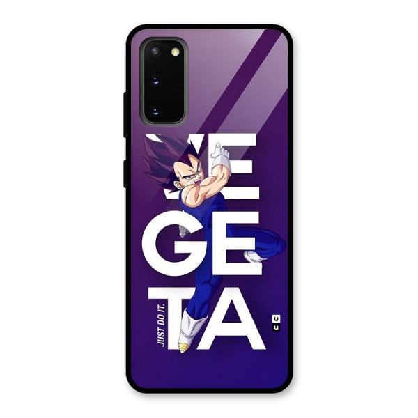 Gogeta Stance Typo Glass Back Case for Galaxy S20