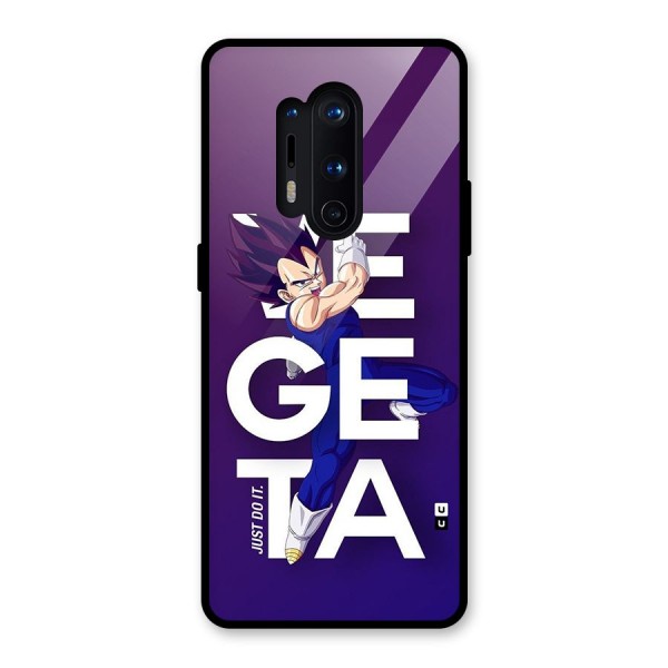 Gogeta Stance Typo Glass Back Case for OnePlus 8 Pro
