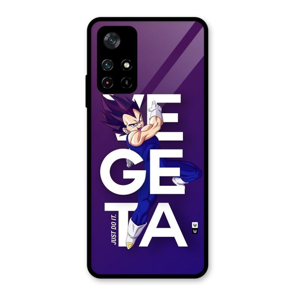 Gogeta Stance Typo Glass Back Case for Poco M4 Pro 5G