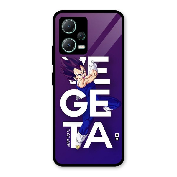 Gogeta Stance Typo Glass Back Case for Poco X5