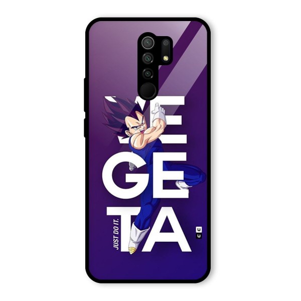 Gogeta Stance Typo Glass Back Case for Redmi 9 Prime