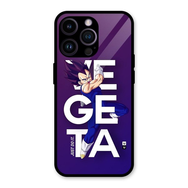 Gogeta Stance Typo Glass Back Case for iPhone 14 Pro Max