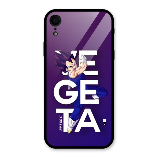 Gogeta Stance Typo Glass Back Case for iPhone XR