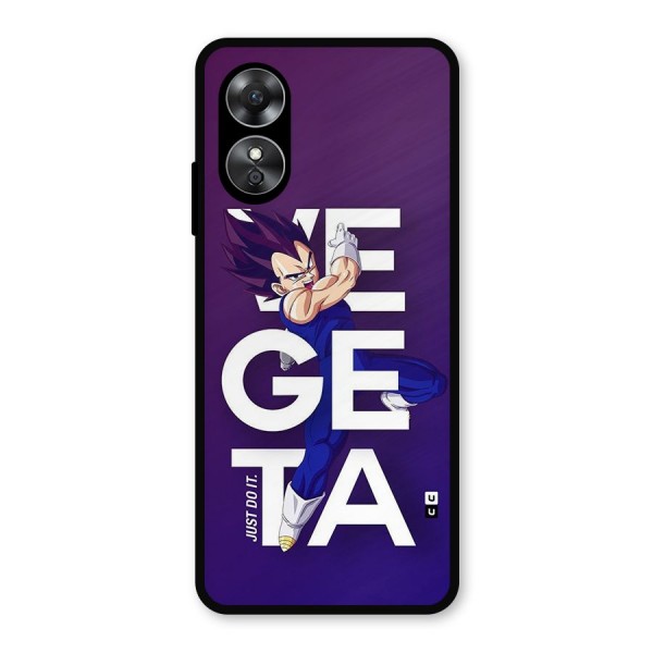 Gogeta Stance Typo Metal Back Case for Oppo A17
