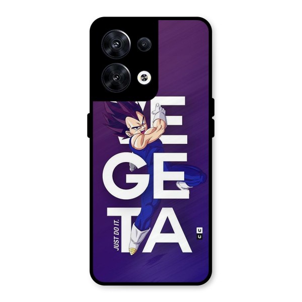 Gogeta Stance Typo Metal Back Case for Oppo Reno8 5G
