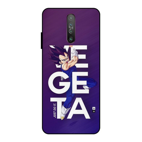 Gogeta Stance Typo Metal Back Case for Poco X2
