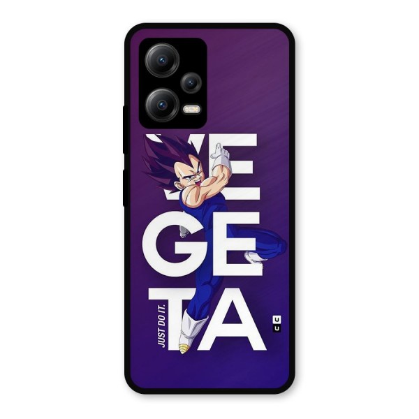 Gogeta Stance Typo Metal Back Case for Poco X5