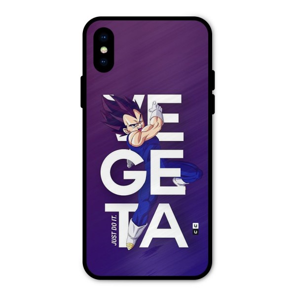 Gogeta Stance Typo Metal Back Case for iPhone X