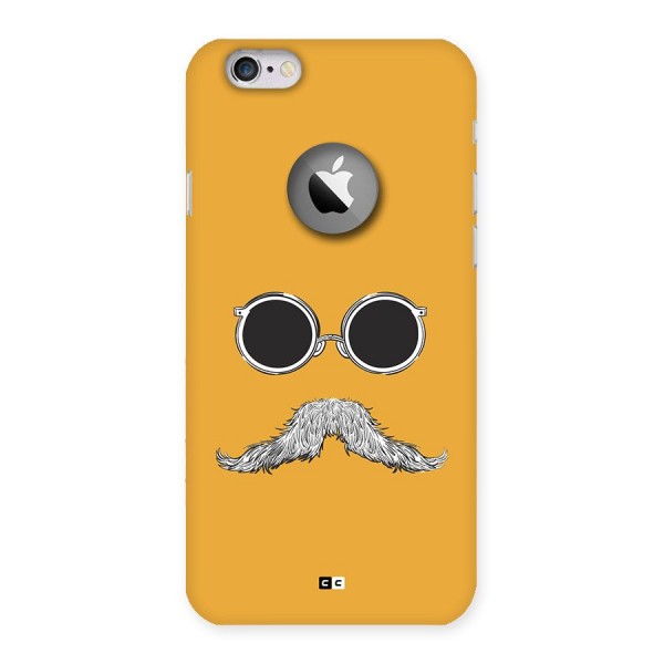 Goggle Man Back Case for iPhone 6 Logo Cut