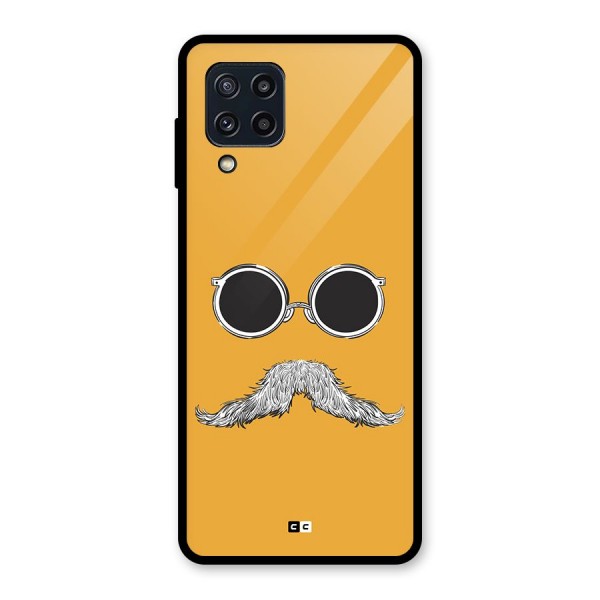 Goggle Man Glass Back Case for Galaxy M32