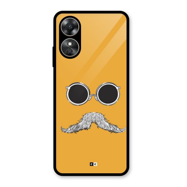 Goggle Man Glass Back Case for Oppo A17