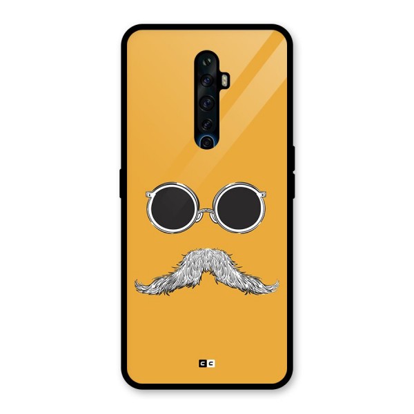 Goggle Man Glass Back Case for Oppo Reno2 F