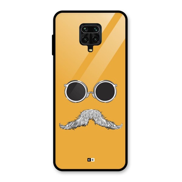 Goggle Man Glass Back Case for Redmi Note 9 Pro Max