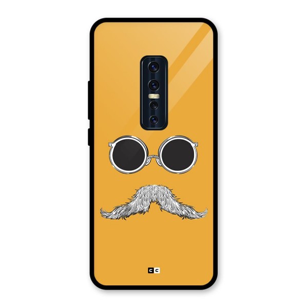 Goggle Man Glass Back Case for Vivo V17 Pro