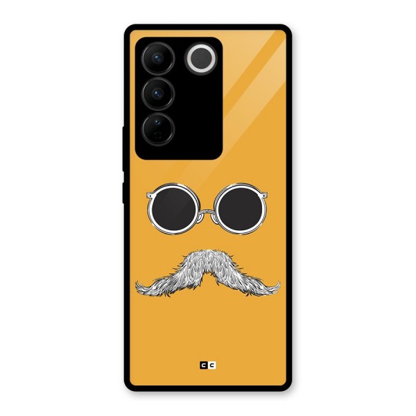 Goggle Man Glass Back Case for Vivo V27