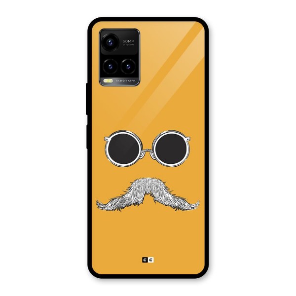 Goggle Man Glass Back Case for Vivo Y21T