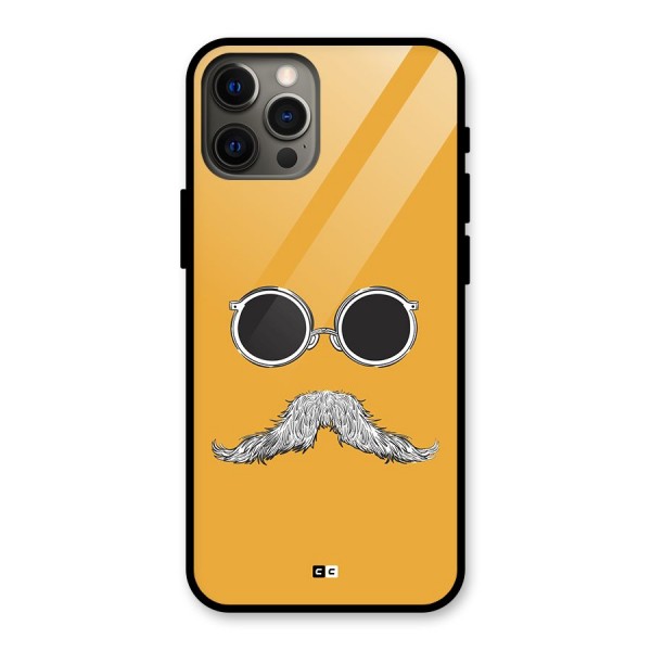 Goggle Man Glass Back Case for iPhone 12 Pro Max