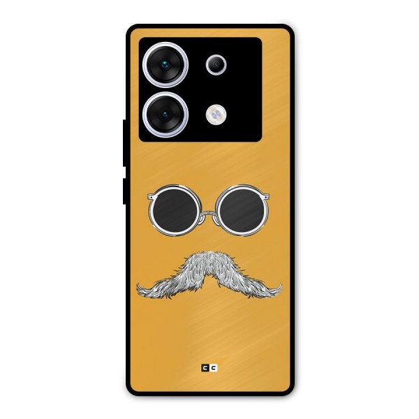Goggle Man Metal Back Case for Infinix Zero 30 5G
