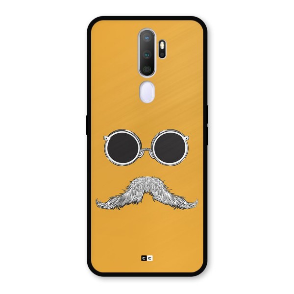 Goggle Man Metal Back Case for Oppo A9 (2020)