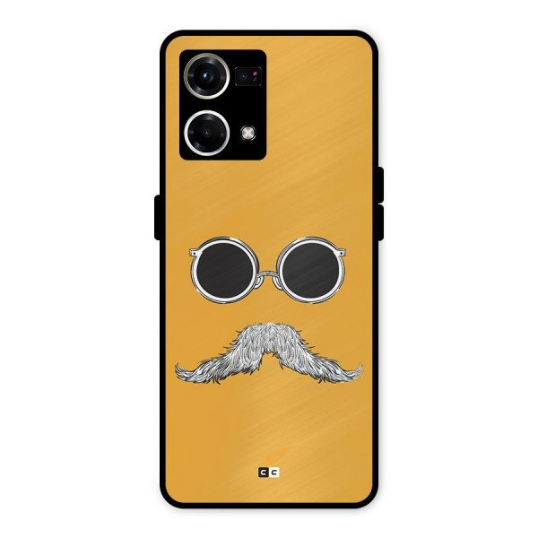 Goggle Man Metal Back Case for Oppo F21 Pro 4G