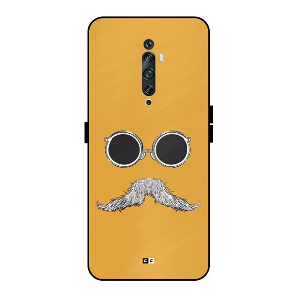 Goggle Man Metal Back Case for Oppo Reno2 F