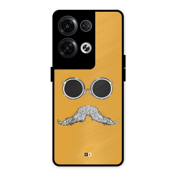 Goggle Man Metal Back Case for Oppo Reno8 Pro 5G