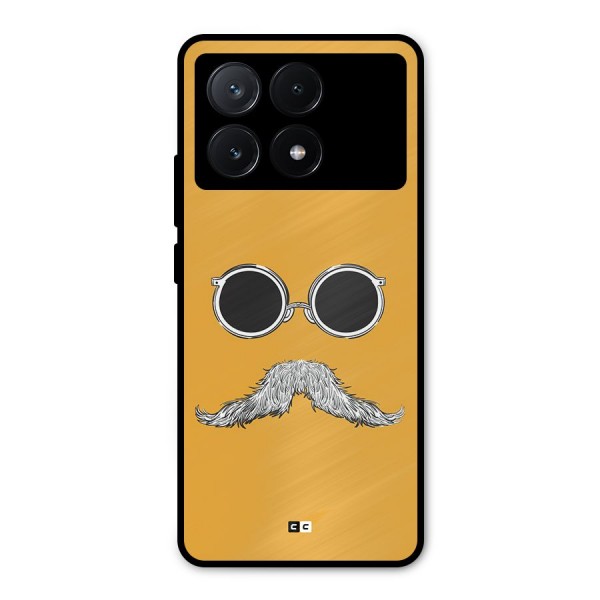 Goggle Man Metal Back Case for Poco X6 Pro
