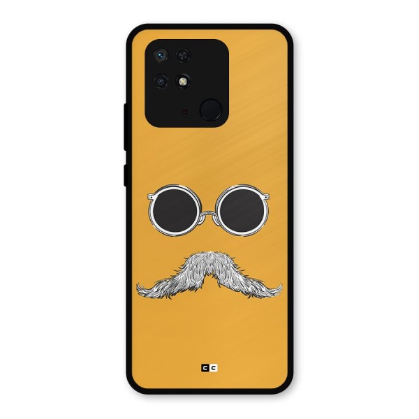 Goggle Man Metal Back Case for Redmi 10