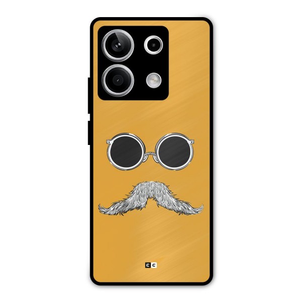 Goggle Man Metal Back Case for Redmi Note 13 5G