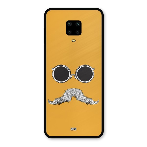 Goggle Man Metal Back Case for Redmi Note 9 Pro Max