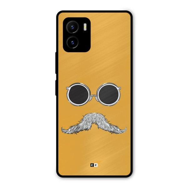 Goggle Man Metal Back Case for Vivo Y15s
