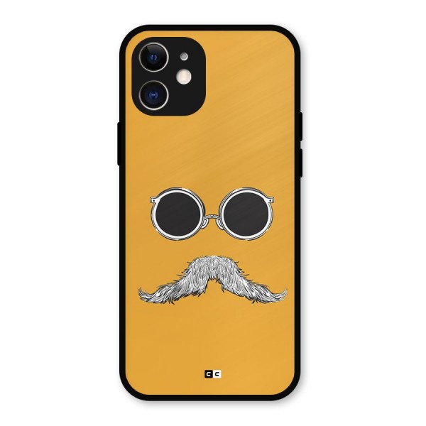 Goggle Man Metal Back Case for iPhone 12
