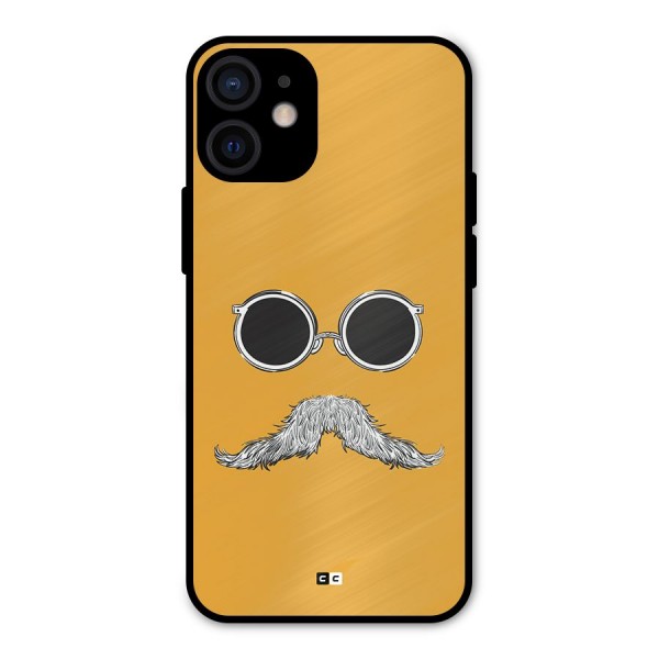 Goggle Man Metal Back Case for iPhone 12 Mini