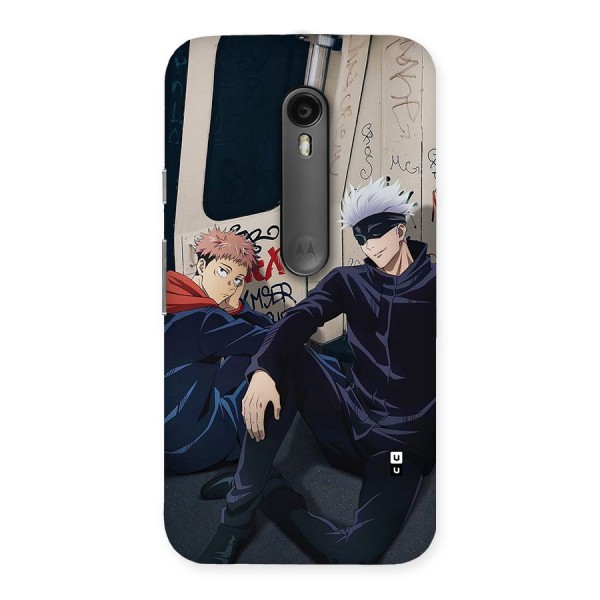 Gojo Itadori Travel Back Case for Moto G3