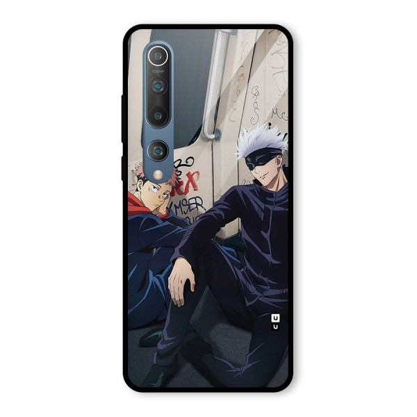 Gojo Itadori Travel Glass Back Case for Mi 10