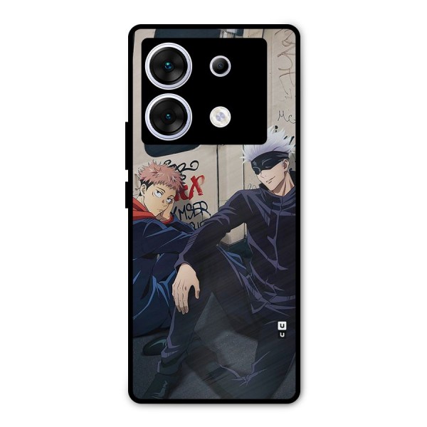 Gojo Itadori Travel Metal Back Case for Infinix Zero 30 5G