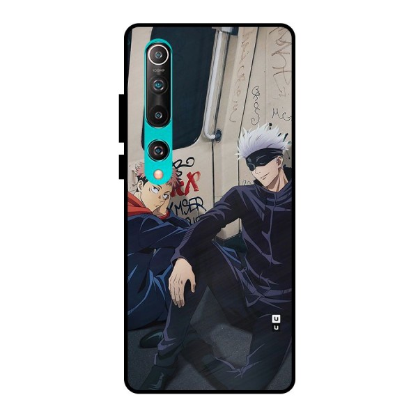 Gojo Itadori Travel Metal Back Case for Mi 10