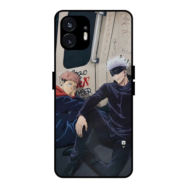Gojo Itadori Travel Metal Back Case for Nothing Phone 2